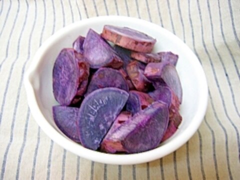 *レンジで簡単♪焼きいも風のさつまいも*